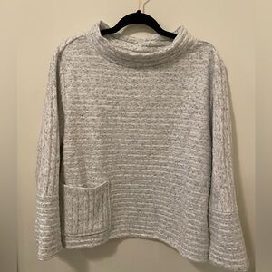 Habitat Light Gray Women's Cowl Neck Sweater